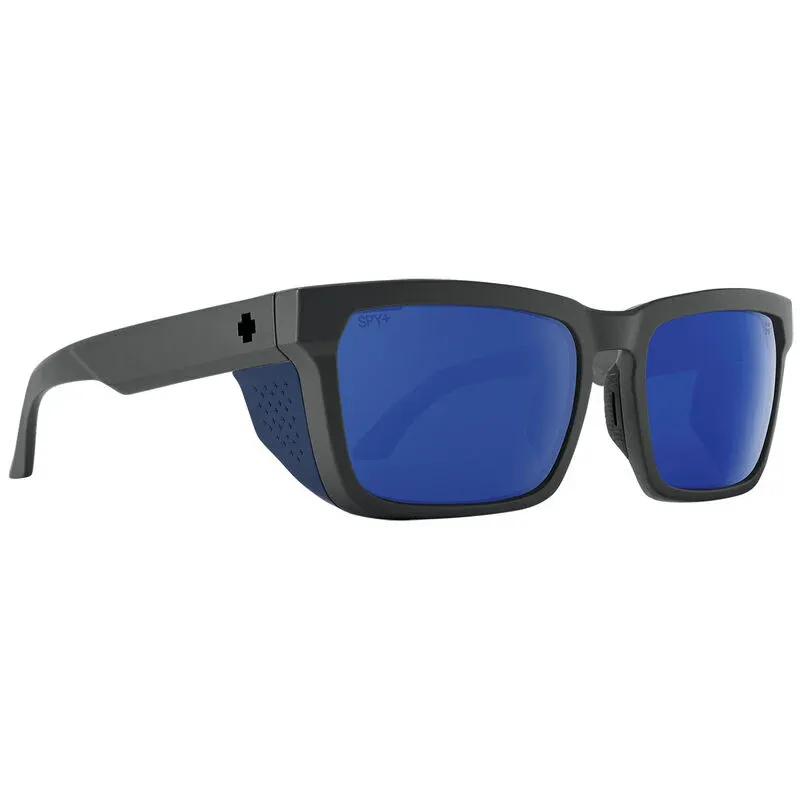 Spy Helm Tech Matte Black - Happy Grey/Green Polar Dark Blue Mirror