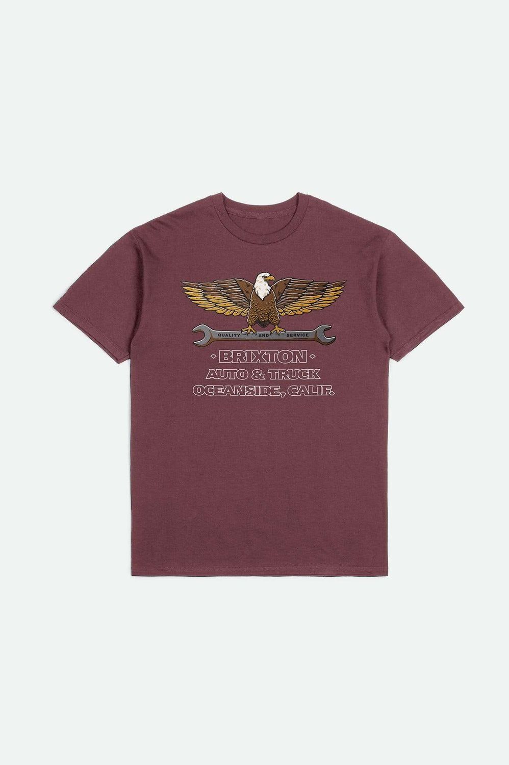 Brixton Repair Tee - Mahogany Wash