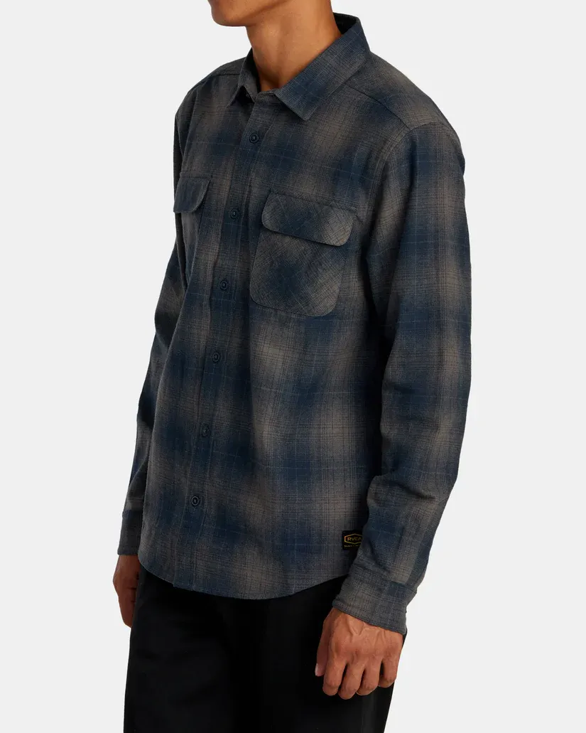 RVCA Dayshift Flannel - Smoke