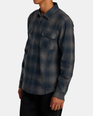 RVCA Dayshift Flannel - Smoke