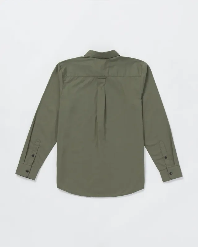 Volcom Date Knight LS - Winter Moss