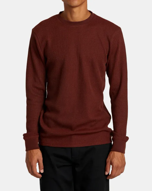 RVCA Dayshift Thermal - Red Earth