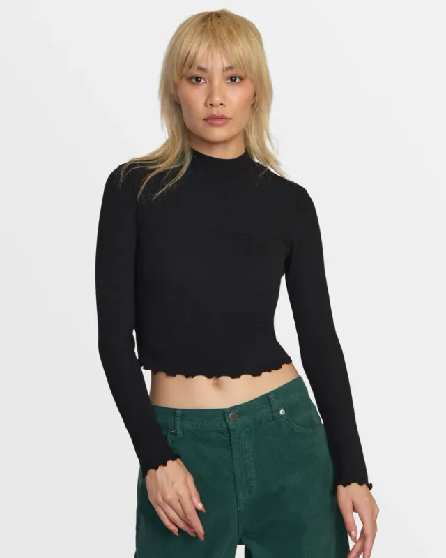 RVCA Saved Long Sleeve - Black