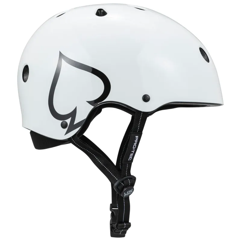 Pro-Tec Low Pro Helmet - Gloss White