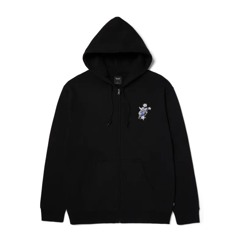 Huf Cupid Full Zip Hoodie - Black