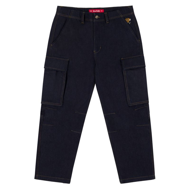 Loviah Heavy Duty Cargo Denim - Raw Indigo