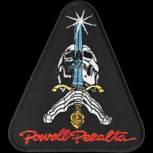 Powell Patch Skull &amp; Sword - Black