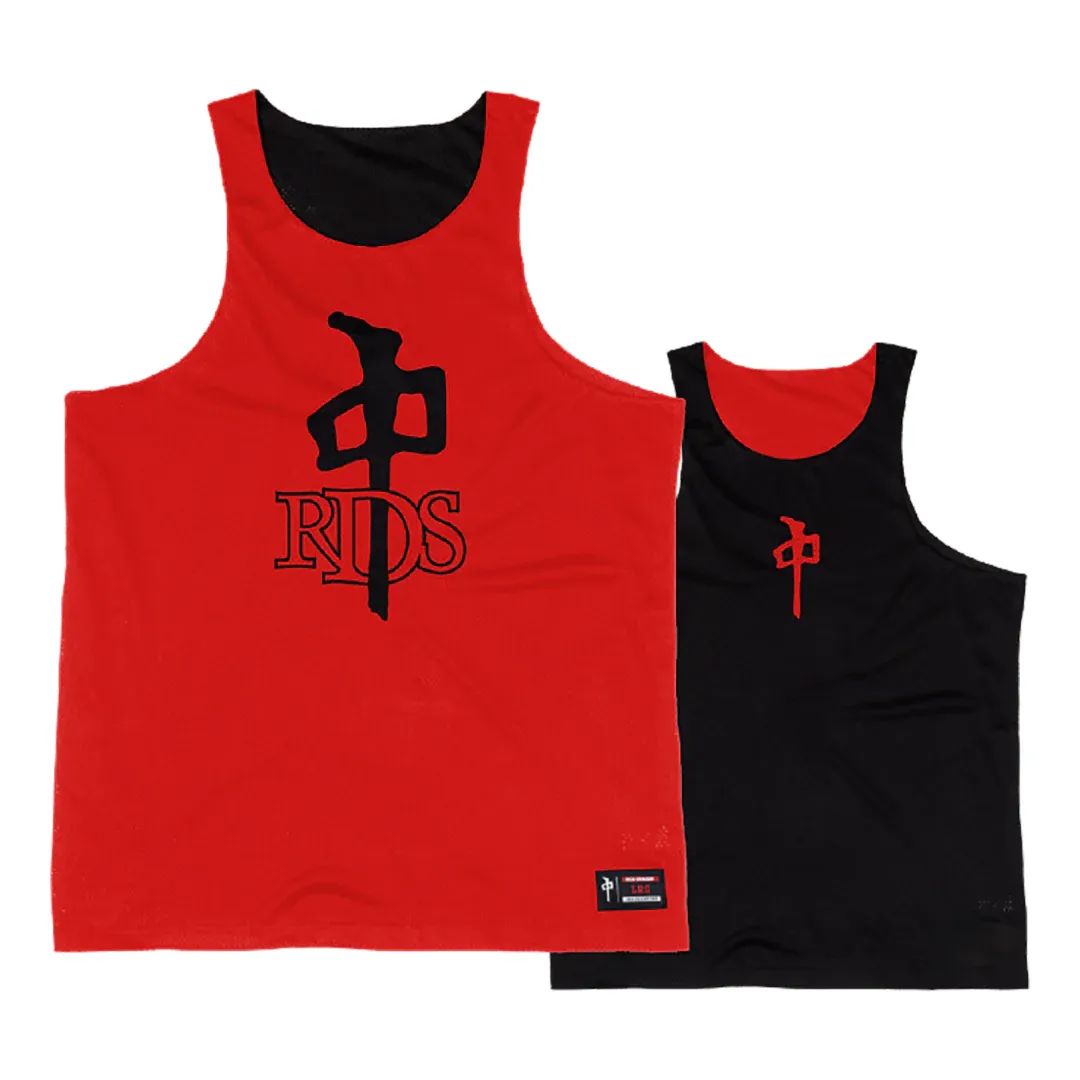RDS OG Reversible Mesh Tank - Red/Black
