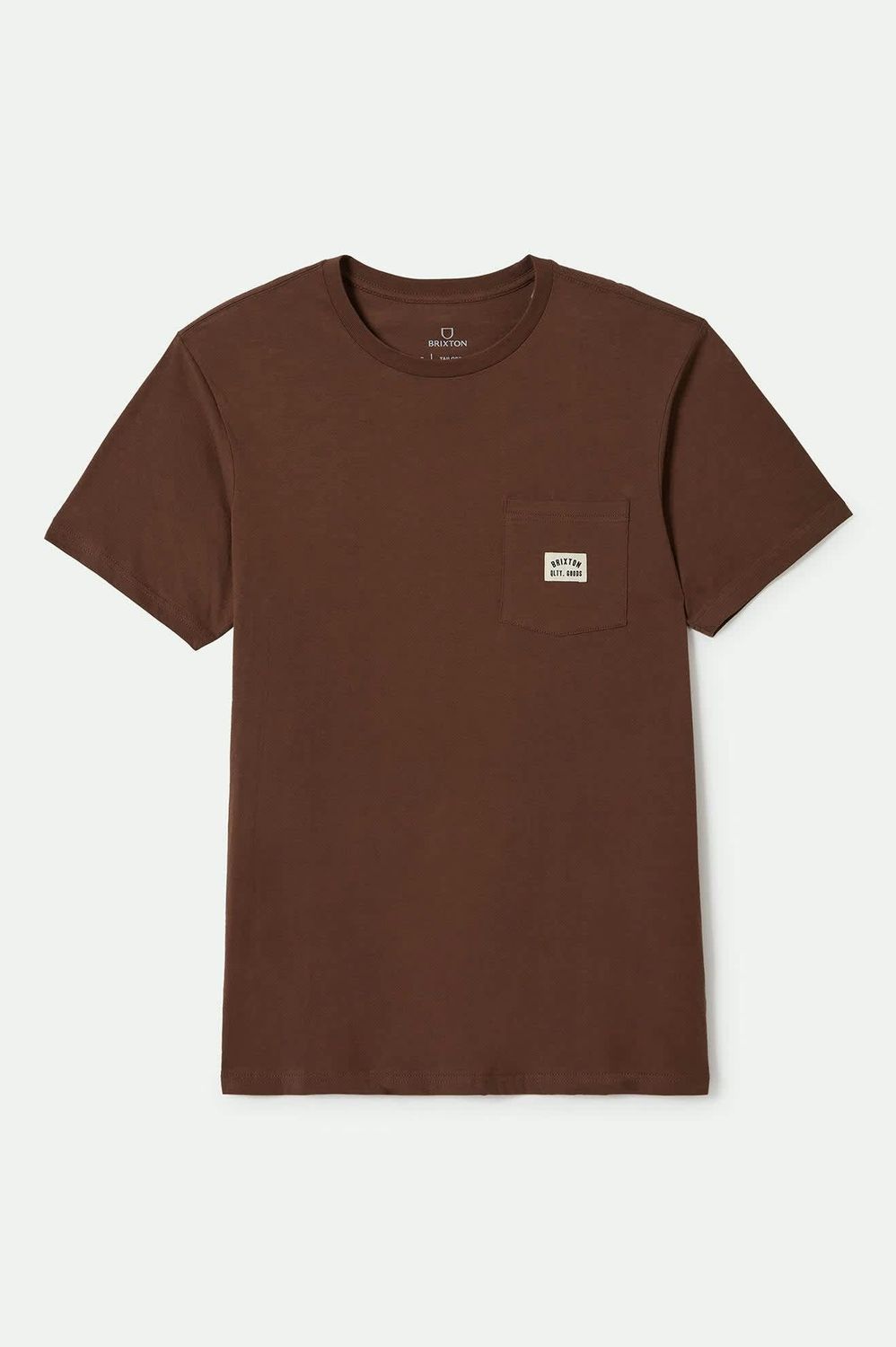 Brixton Woodburn Pocket Tee - Pinecone Brown