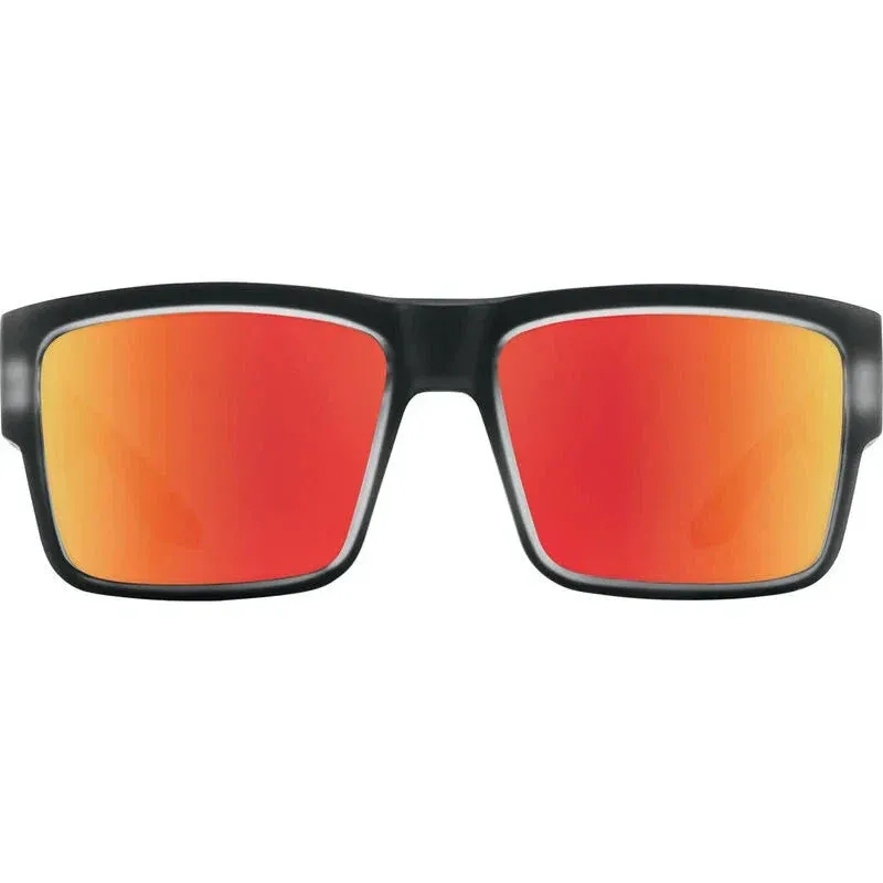 Spy Cyrus Matte Black Ice - Happy Grey/Green Polar Red Mirror