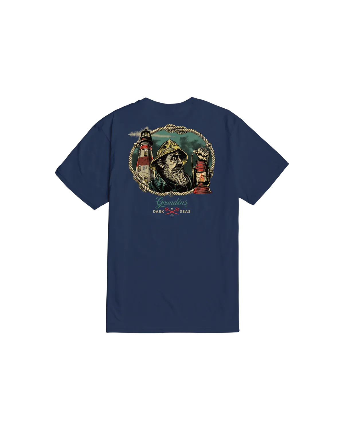 Dark Seas Watchman Tee - Navy