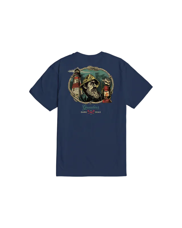 Dark Seas Watchman Tee - Navy