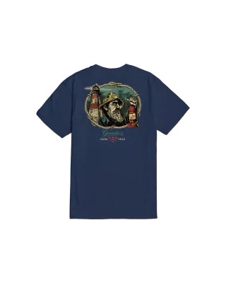 Dark Seas Watchman Tee - Navy