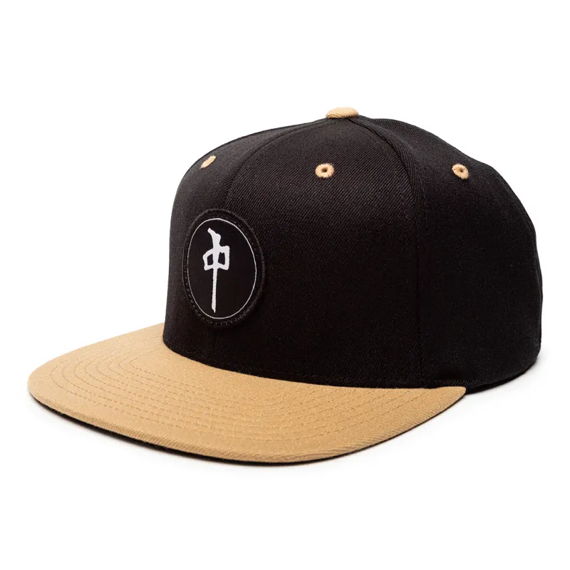 RDS Chung Patch Snapback - Black/Khaki