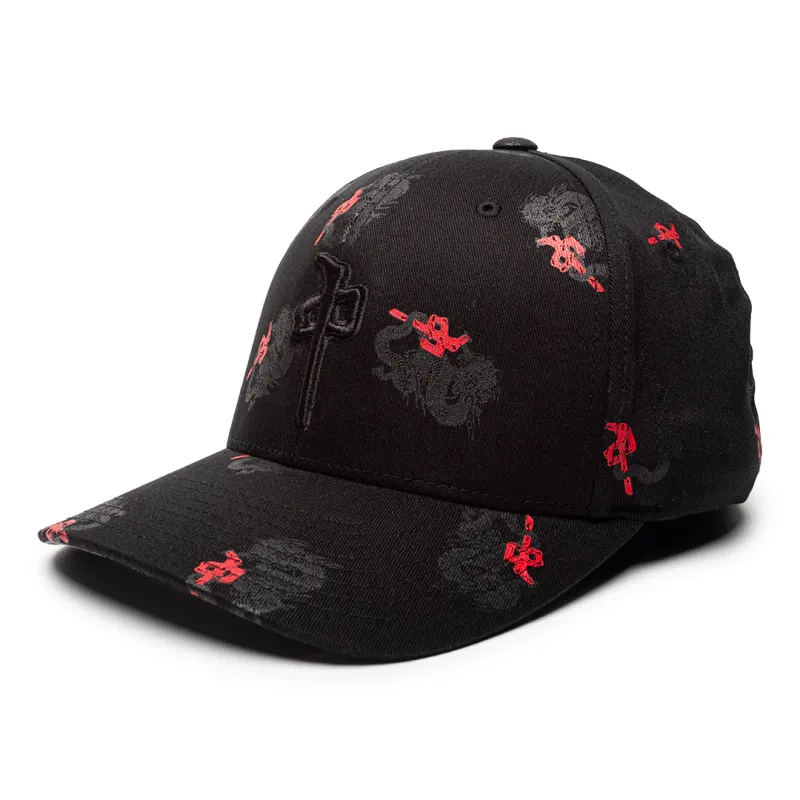 RDS OG Puffy Chung Dragon Flexfit - Black