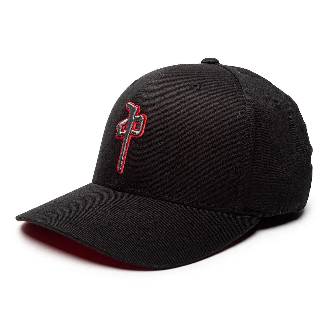 RDS OG Puffy Flexfit - Black/Charcoal/Red