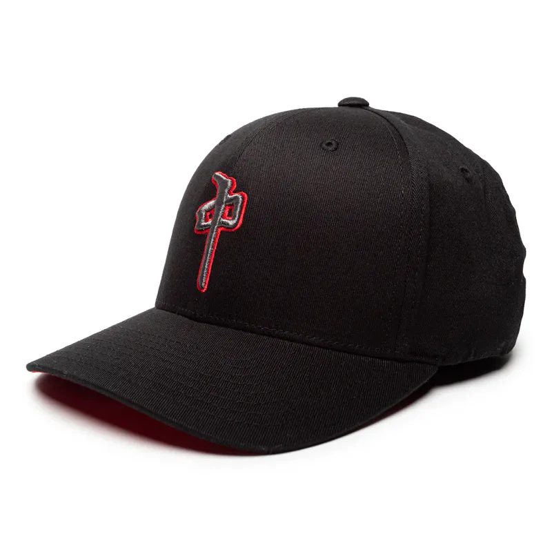 RDS OG Puffy Flexfit - Black/Charcoal/Red