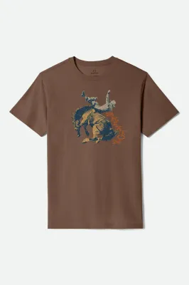 Brixton Rowdy Tee - Pincecone Brown