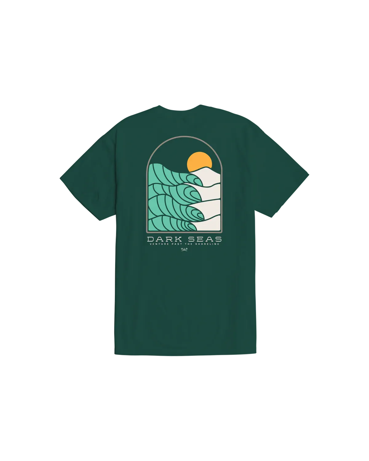 Dark Seas Greenroom Tee - Rainforest L
