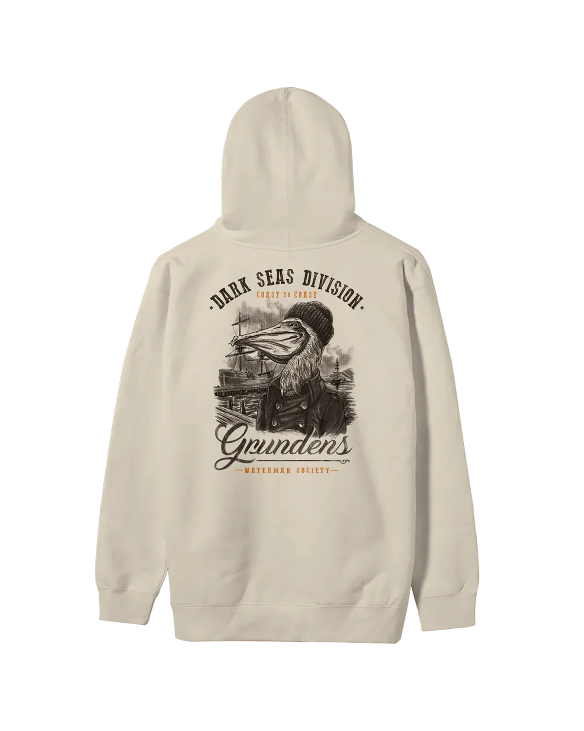Dark Seas Portsmith Fleece - Bone L
