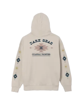 Dark Seas Serape Midweight Fleece - Ivory L