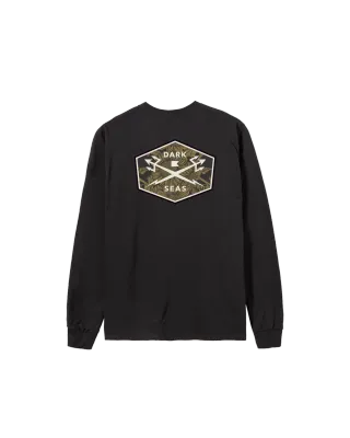 Dark Seas Sunflower LS Tee - Black L