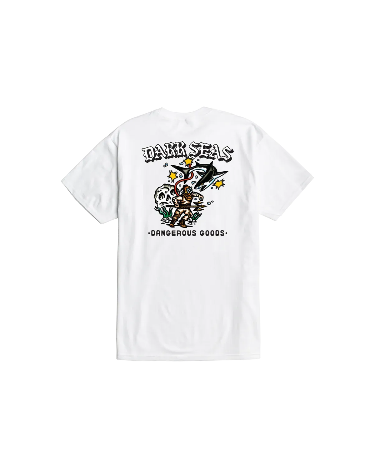 Dark Seas Aqualung Tee - White L
