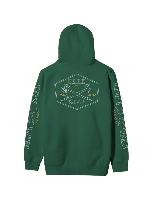 Dark Seas Pinback Fleece - Alpine Green L