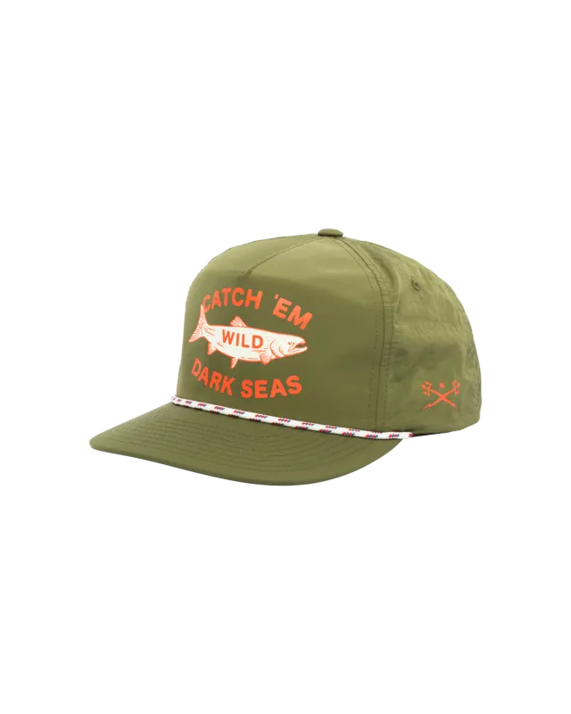 Dark Seas Hargus Snapback - Olive