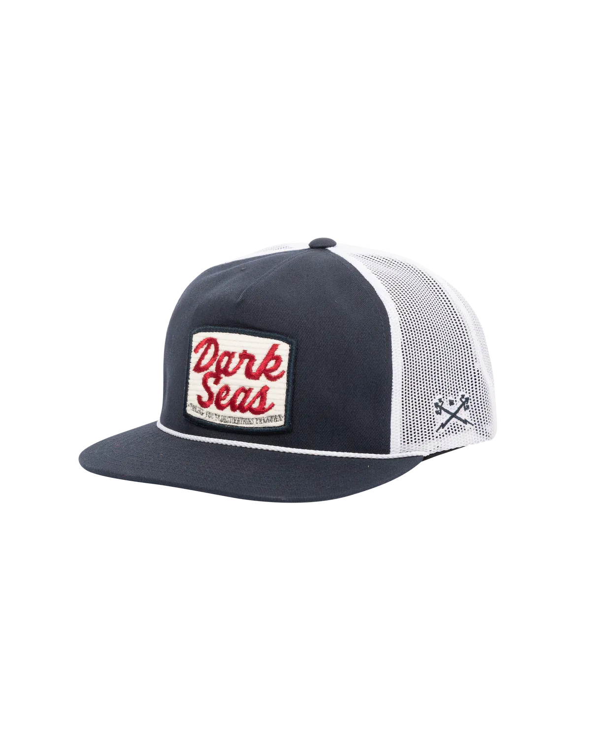 Dark Seas Rhodes Trucker - Navy/White
