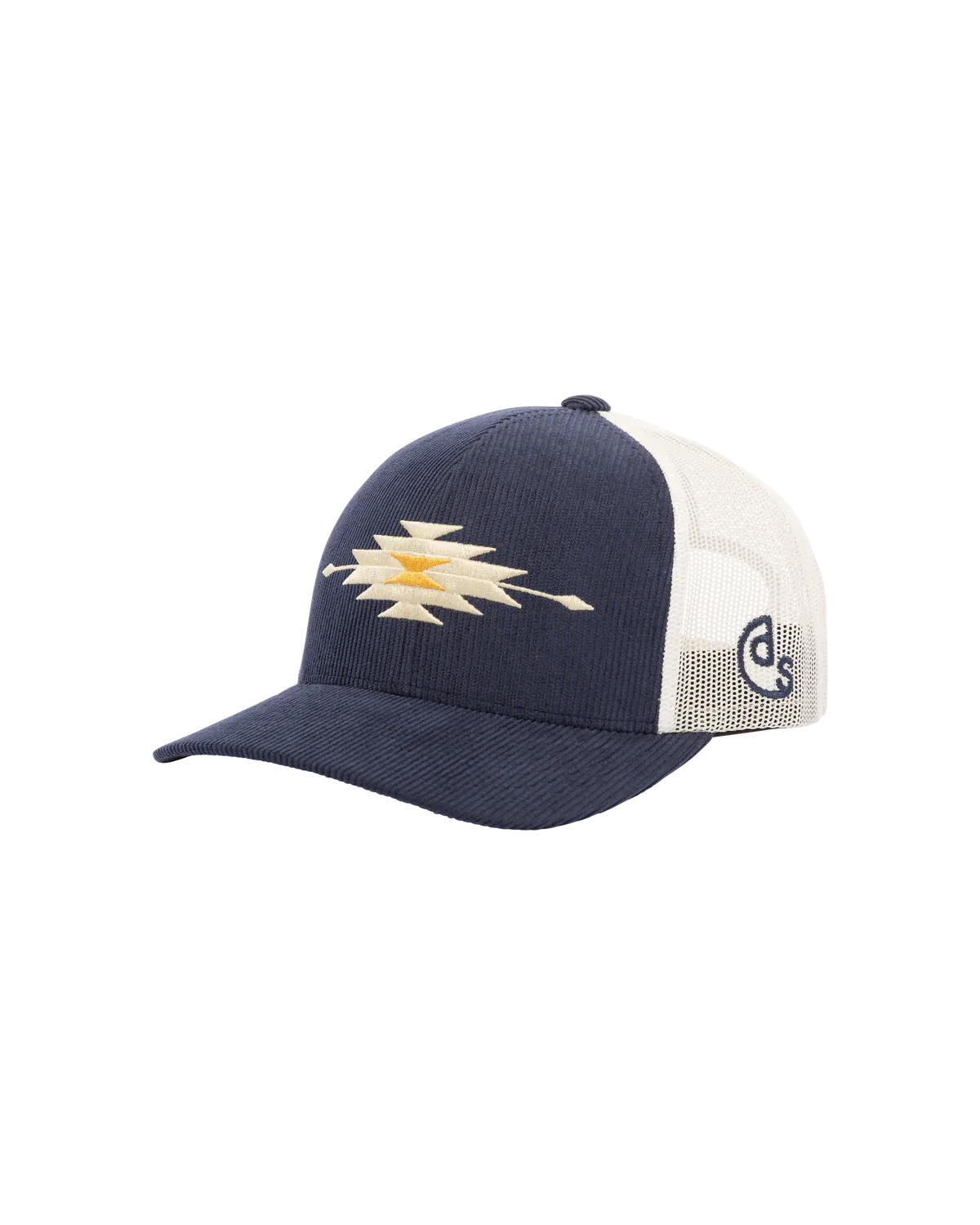 Dark Seas Tucker Snapback - Navy/White