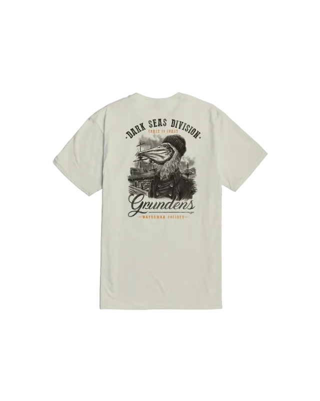 Dark Seas Portsmith Premium Tee - Cream L