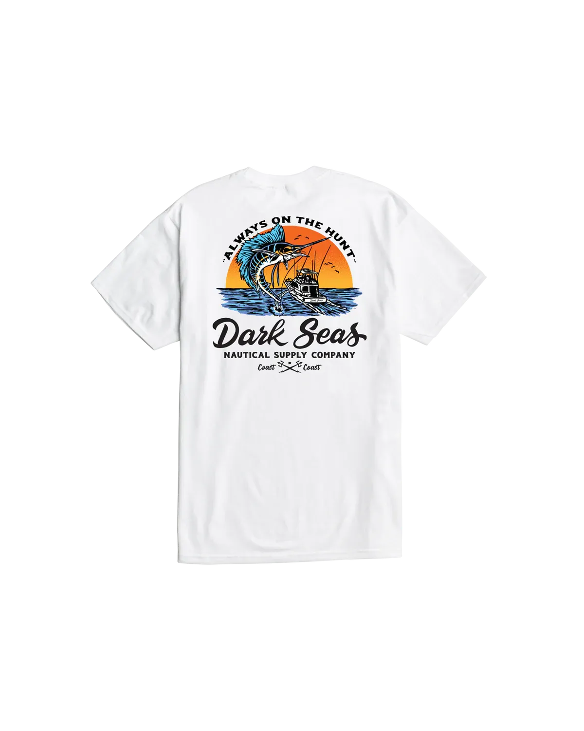Dark Seas Open Ocean Pocket Tee - White L