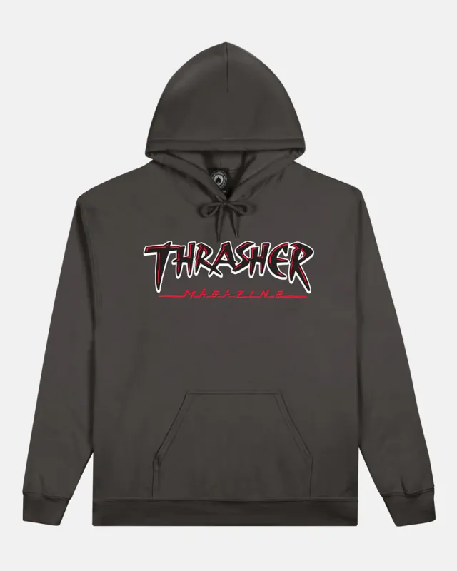 Thrasher Slash Hood - Charcoal