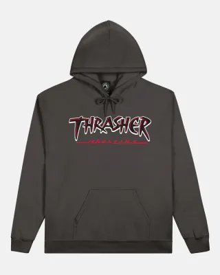 Thrasher Slash Hood - Charcoal