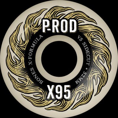 Bones Wheels X-Formula P-Rod Sidecuts V5 95A - 52mm