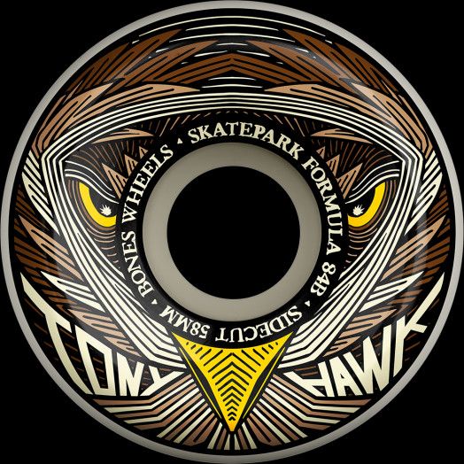 Bones Wheels X-Formula Hawk Night Sidecuts 84B - 58mm