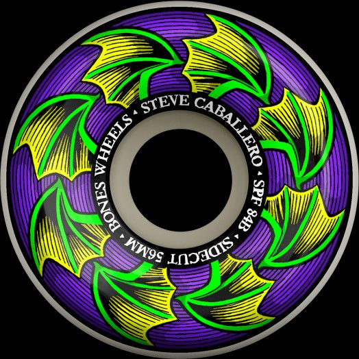Bones Wheels X-Formula Cab Bat Wings Sidecuts 84B - 56mm