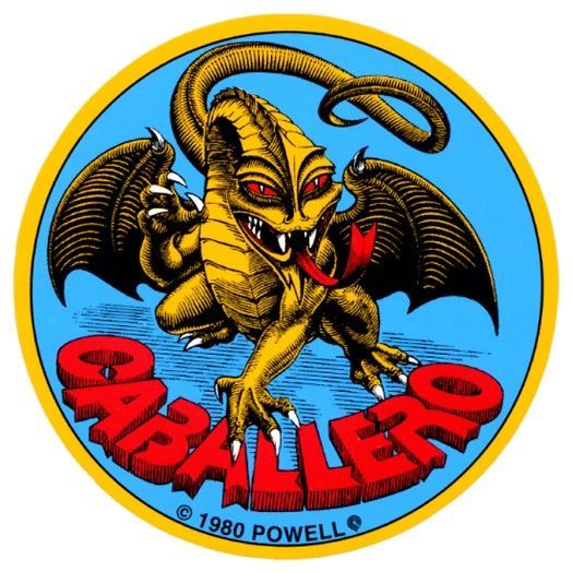 Powell Cab Original Dragon Sticker