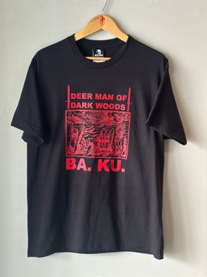 Skull Skates BA.KU. Deer Man Blood Tee - Black/Red