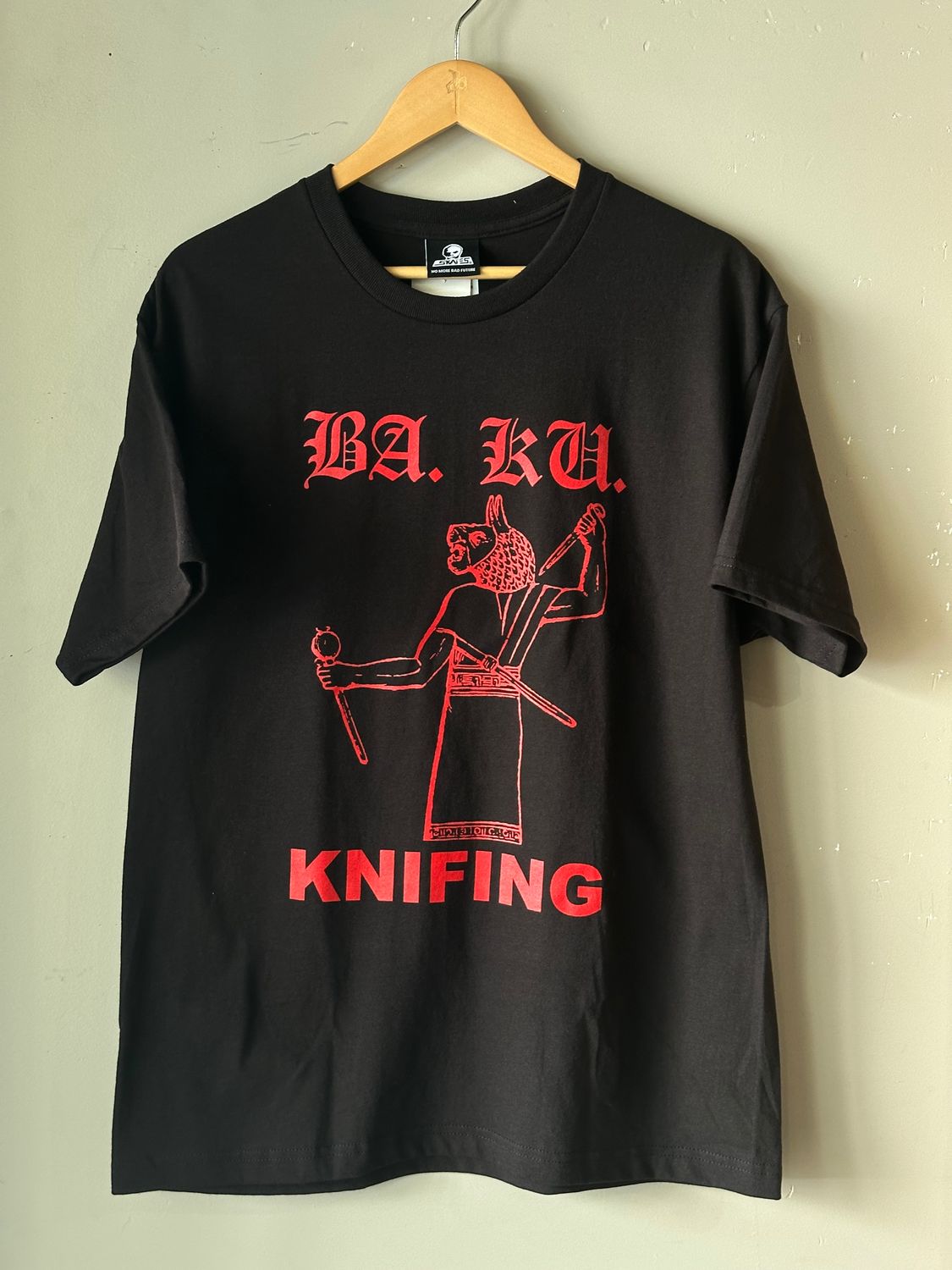 Skull Skates BA.KU. Knifing Blood Tee - Black/Red