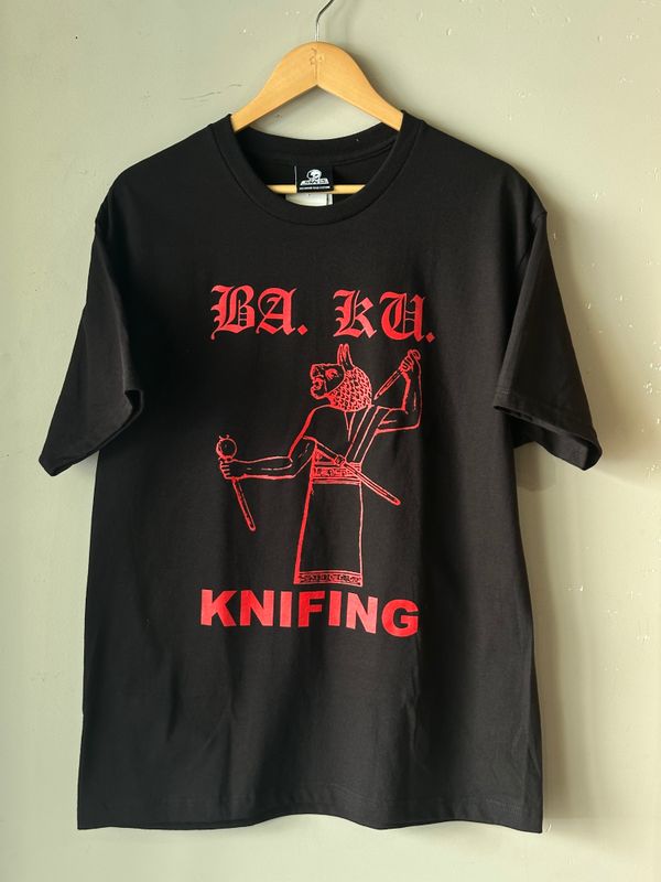 Skull Skates BA.KU. Knifing Blood Tee - Black/Red