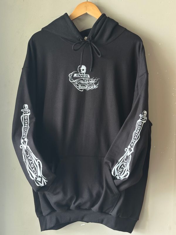 Skull Skates x Coastal Carvings Hood - Black