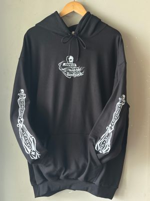 Skull Skates x Coastal Carvings Hood - Black