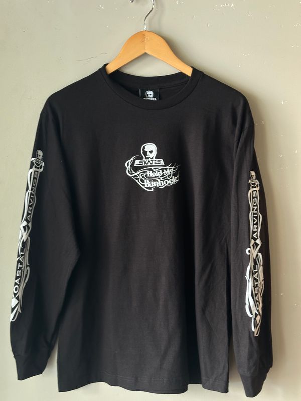 Skull Skates x Coastal Carvings L/S Tee - Black