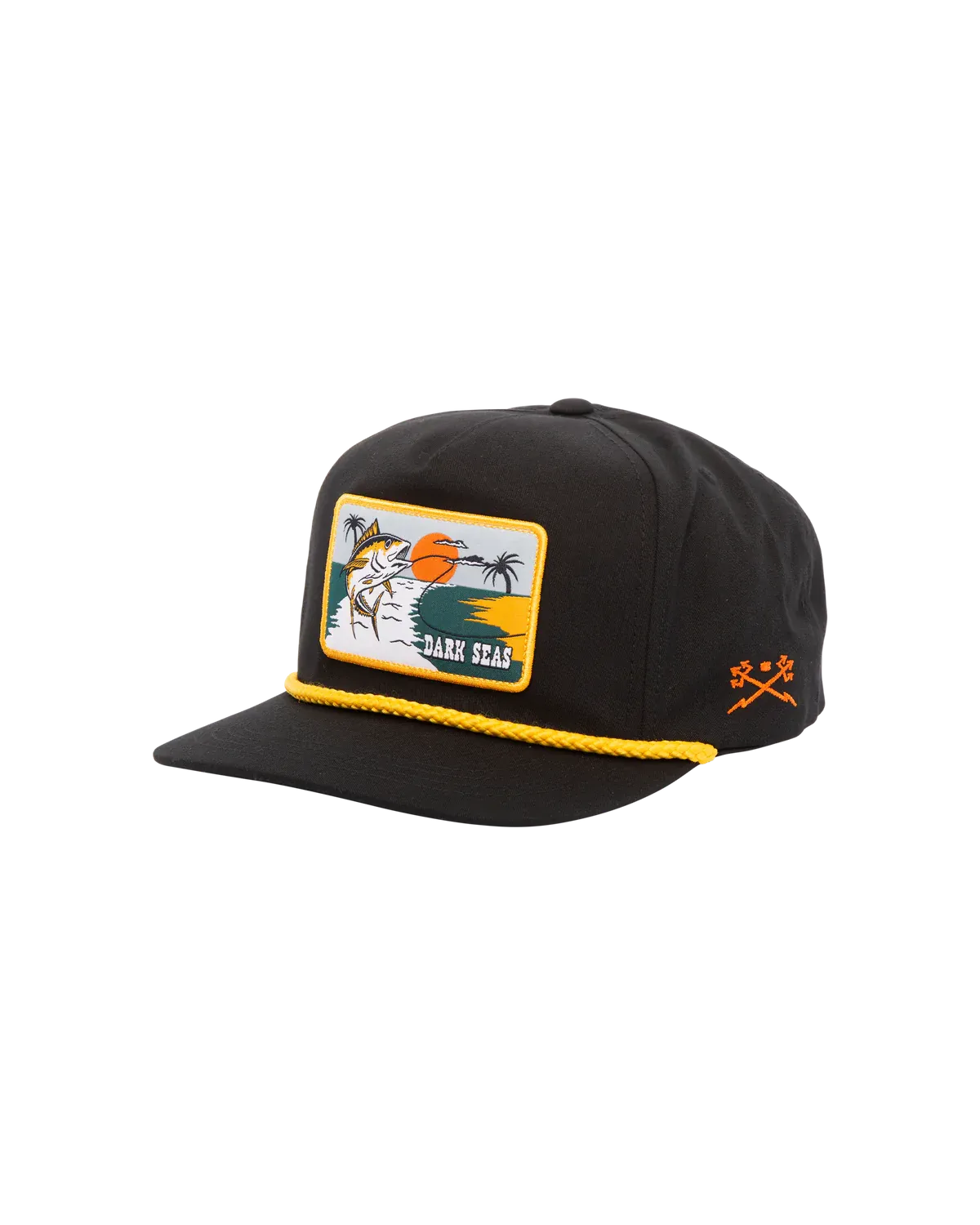 Dark Seas Harbor Snapback - Black