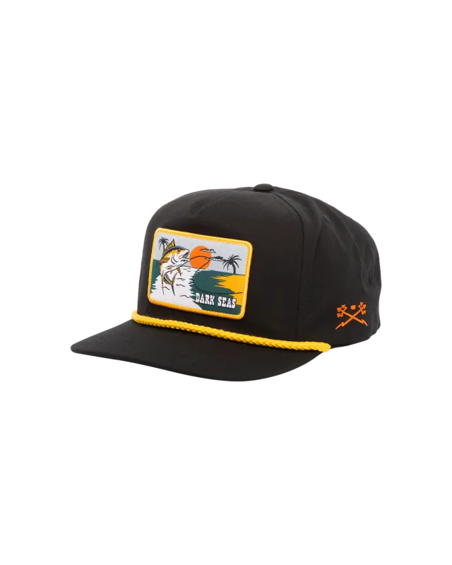 Dark Seas Harbor Snapback - Black
