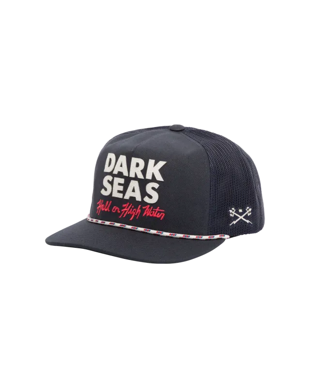 Dark Seas Highwater Trucker - Navy