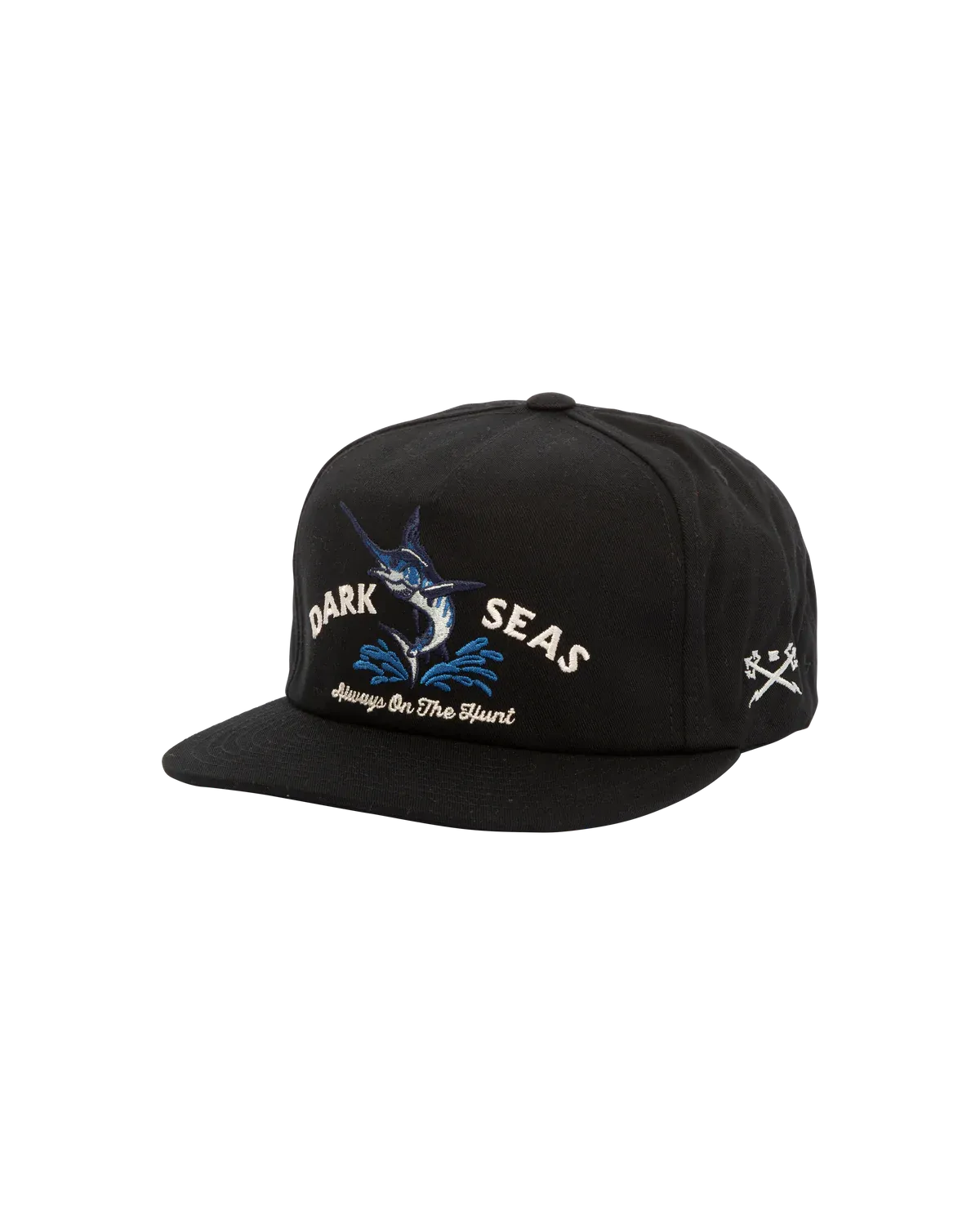 Dark Seas Vapor Snapback - Black