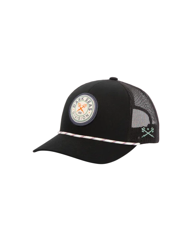Dark Seas Nav Trucker - Black